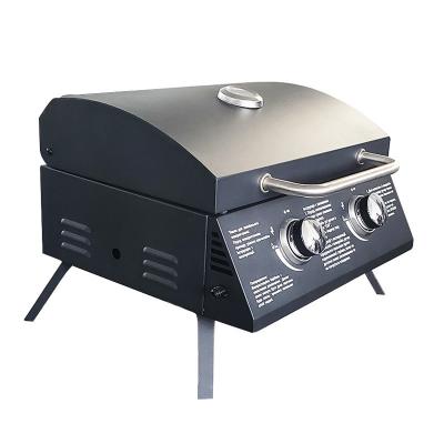 China Outdoor Stainless Steel Gas BBQ Grill Smoker Barbecue Smoke Stove with Large Capacity for sale