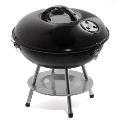 Cina Apple Shape Charcoal Grill Portabile Outdoor Camping Ball Mini Barbecue con coperchio chiuso in vendita