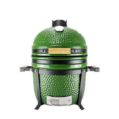 China 15-24 Zoll Pellet Raucher Barbecue Holzkohle Kebab Grill mit grünem Ei BBQ Keramikgrill Kamado zu verkaufen