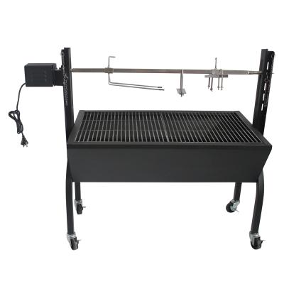 China Hoogtemperatuur Makkelijk te verplaatsen Buiten Houtskoolroker BBQ Grill Trailer met aangepast logo Te koop