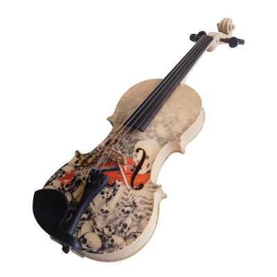 China High Quality Chinese Handmade Professional Famous Accessory 44 Plywood Body Brand For Kids Color Violin for sale