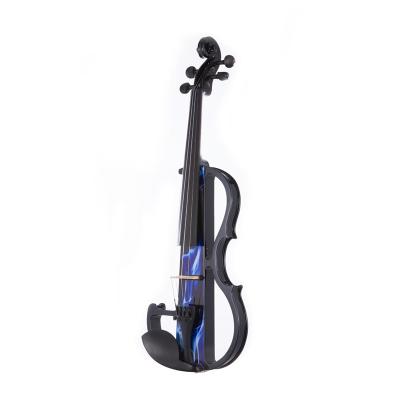 China Professional Flawless Cheap Handmade Size Price Colorful Model Master 4/4,3/4,1/2,1/4 With Case Electric Violin for sale