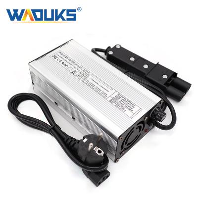 China Lipo/LiMn2O4/LiCoO2 Battery WAOUKS 16.8V 20A Charger 4S 14.8V Lithium Battery Pack Charger With Fan Charging Smart Auto-Stop Aluminum Case for sale