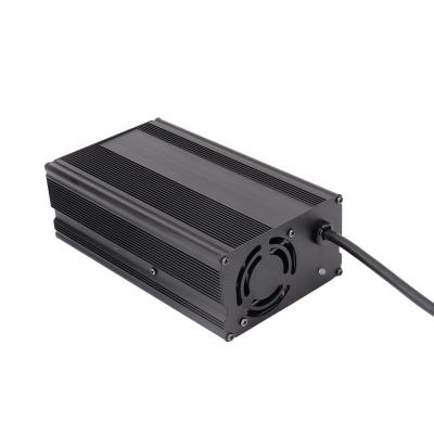 China Li-ion Battery 29.4v 22A Charger For 7S 24V Battery Pack Li-ion Battery Aluminum Alloy CE ROHS FCC for sale