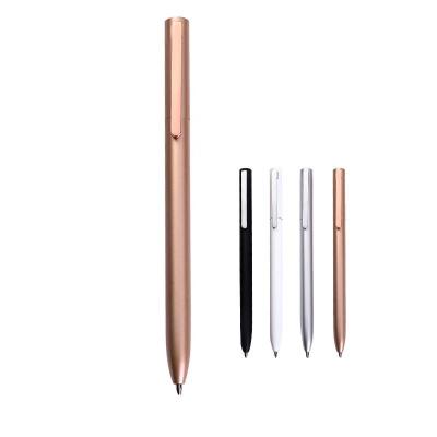 China Promotional Pen New arrival eco friendly high quality rose gold metal bullet ballpoint pen with logo for business promotion for sale