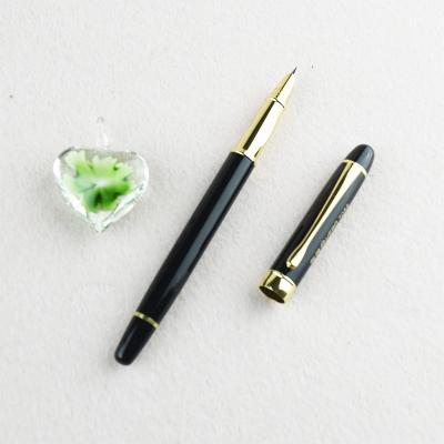 China Student New Fashion Factory supplier bulk pen  metal black custom cheap fountain pen kit for office school for sale