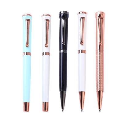 China Office & School Pen Factory supplier Exquisite Carving design luxury black gold heavy metal roller pen with custom logo for sale