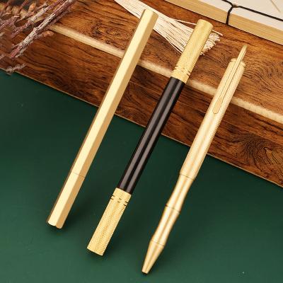 China Promotional Pen Factory Supplier new fashion high quality  copper pen twist mechanism gift ball pen with  logo for sale