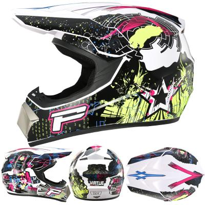 China Wholesale Off-Road Helmet Low Price Motorcycle High Safety Motocross Full Face Cool Motorcycle Helmets For Universal for sale