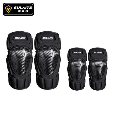 China Custom Viable SULAITE Logo High Quality Carbon Fiber Knee Guard Motorbike Protector Knee Protection For Motorcycle Elbow for sale