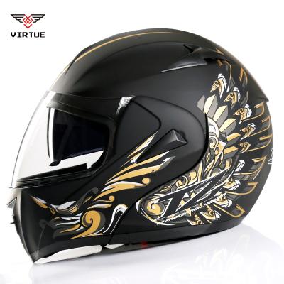 China Wholesale Sun Shield Full Face Motorcycle Helmet Factory ABS Mens Motorcycle Helmet for sale