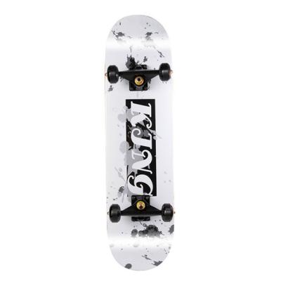 China Outdoor Activities Good Quality Sports Scooter Surfboard Custom Grip Rubber Strip 7 Ply Maple Wood Skateboard for sale