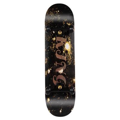 China Outdoor Activities Skate Board Wholesale 80cm Wear-resistant And Pressure-Resistant 7-Ply Maple Wood Deck Skateboard Deck White for sale