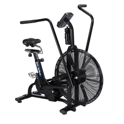 China Universal Commercial Bodybuilding Gym Equipment Fan Exercise Air Bike For Fitness Gym Adjustable for sale