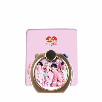 China Wholesale Kpop Idol Adjustable Merchandise Stray Kids 2nd Bracket Ring Stand Phone Holder Phone Holder Chocolate Factory LoveSTAY for sale