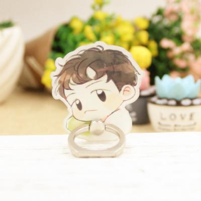 China Wholesale Adjustable Kpop Group EXO Byun Baekhyun SE HUN Mobile Phone Ring Buckle Mobile Phone Peripheral Holder for sale