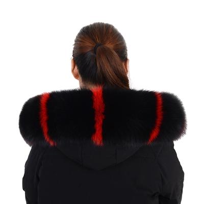 China Fur Collar Factory Direct Warm Winter Woolen Long Coat With Fox Fur Around Collar for sale