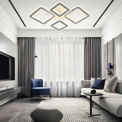 China Surface Mounted Modern Design Nordic Square Ceil Light Fixtures LED Flush Mount Indoor Decoration Ceiling Light for sale