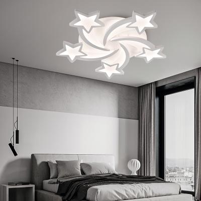 China Surface Mounted Fancy House Modern Ceiling Light Surface Mounted Bedroom Luxury Chandelier LED Ceiling Light for sale