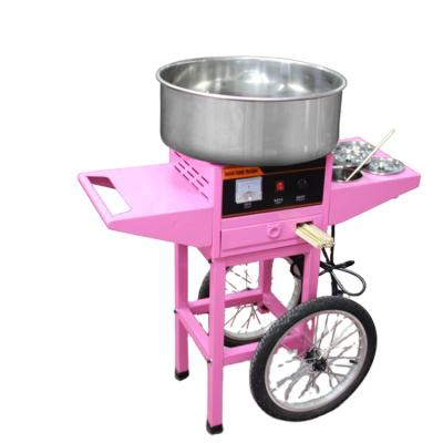 China Automatic Electric Floss Sugar Making Cotton Candy Marshmallow Machine Mini Home Use Ce Fcc Vegetable Processing Plant Pink For Kids for sale