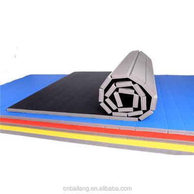 China No-Toxic Flexi Roll Wushu Karate Ravishing Judo Training Mat for sale