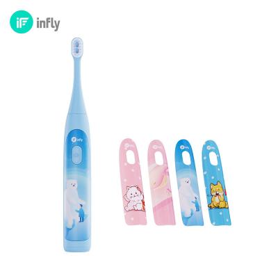 China HOME AND TRAVEL sample T04B customized automatic soft bristles kids electric toothbrushes main children for sale