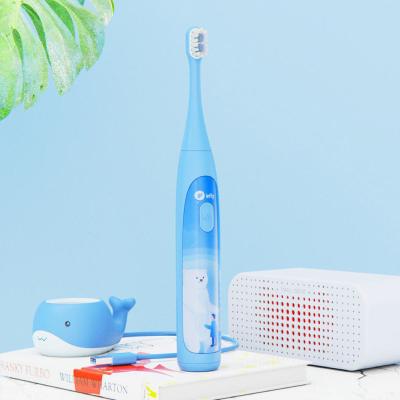 China New 2022 Battery Powered USB Charging One App Ultrasonic Kids Sonic Technology Electric Toothbrush for sale