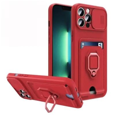 China Anti-drop Obastyle Soft Touch Tpu Phone Cover Case With Magnetic Foldable Kickstand Camera Protection For Iphone 13pro/11/12/13/xr/xs for sale