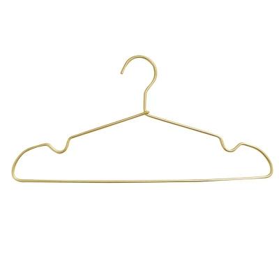 China Behind Doors/On Walls Sturdy New Customizing Gold Listing Hangers Non Slip Aluminum Metal Hangers for sale