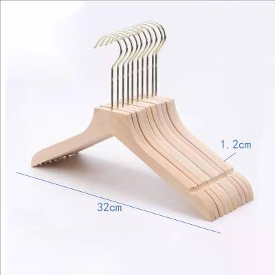 China Behind Doors/On Walls New Design Metal With Clip Hanger Set Rotating Hanger Hooks Non Slip Wooden Hangers for sale