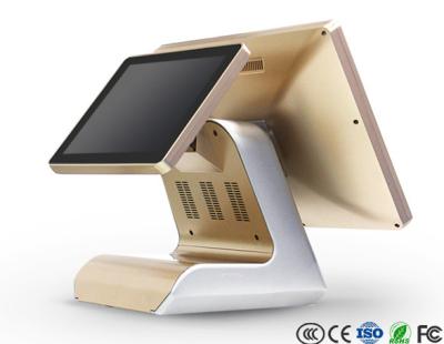 中国 2 自動カッターのサーマル プリンターが付いている 1 台の POS 機械の接触 POS システム 15 インチすべて 販売のため