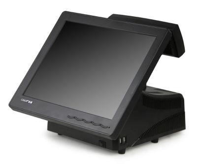 China Dual Screen Retail POS Systems with 10.4 inch Second Monitor for sale