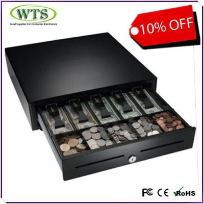 China Metal POS Cash Register Drawer / Money drawer Polyurethane Roller for sale