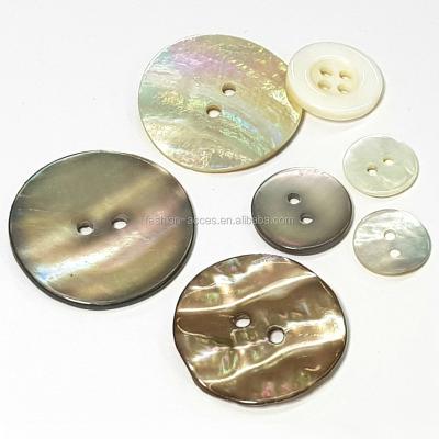 China Dry Cleaning Mode Two Hole / Four Hole Natural Agoya Shell Button for sale