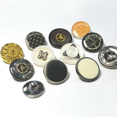 China Customized Dry Cleaning OEM Plated ABS Leg Seam Button for sale