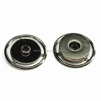 China Metal Fashion Design Magnetic Button Clasp Snaps For Clothes Purses Bags for sale