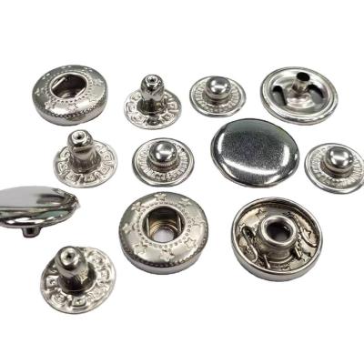 China #484 durable 15 mm stainless steel spring snap button for sale