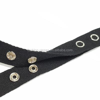 China Sustainable Custom Snap Button Strap For Clothes for sale