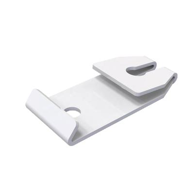 China Simple And Saving Modern Cheap Steel Spring Clip DWB26-SP Ceiling Bracket For Aluminum Curtain Rail Or Track for sale