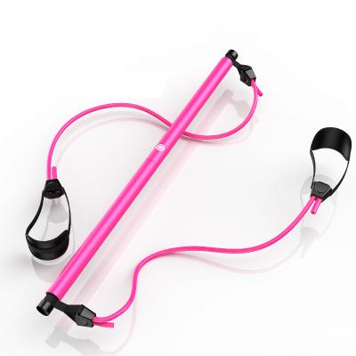 China Exercise Make Body Strong Yoga Pilates Equipment Home Stretch Exercise Training Hip Pull Rope Yoga Pilates Bar for sale