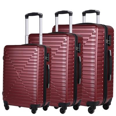 China Long ABS Travel Trolley ABS Luggage Set for sale