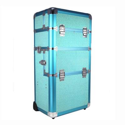 China Professional Fashion Rolling Nail Case Trolley Makeup Cases for sale