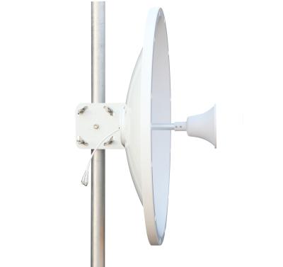 China 2.3-2.7GHz 0.6m 24dBi mimi parabolic antenna for ubnt rocket m2 and AC Lanbowan 0.6m for sale