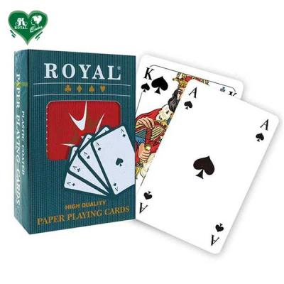 China Paper Royal Playing Cards - European Index for sale