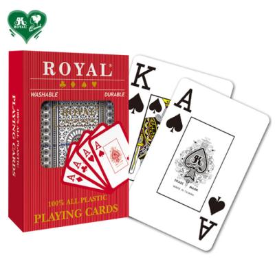 China Plastic Plastic Royal Playing Cards - Jumbo Index for sale