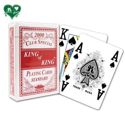 China Paper King of King Casino Paper Playing Cards - Jumbo Index for sale