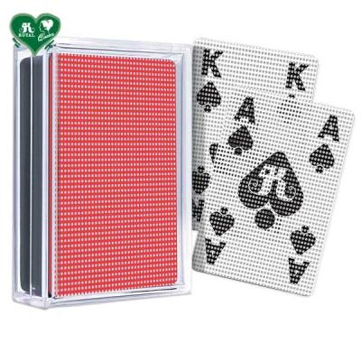 China Plastic Clear Playing Cards - Geometric Series (Polka Dots) for sale