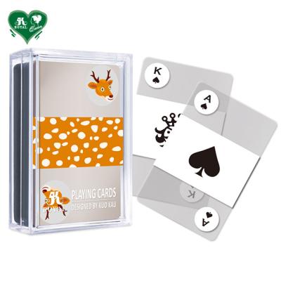 China Plastic Clear Playing Cards - Animal Series for sale