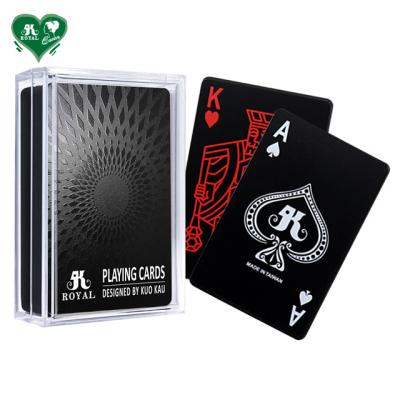 China Plastic Midnight Geometric Playing Cards - With Printed Suits for sale