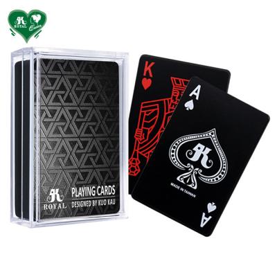 China Plastic Midnight Geometric Playing Cards - With Printed Suits for sale